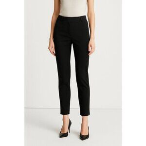 ARJE‎ Skinny Jeans Women's 6 Black Mid Rise Italian Cotton Cropped Stretch Denim
